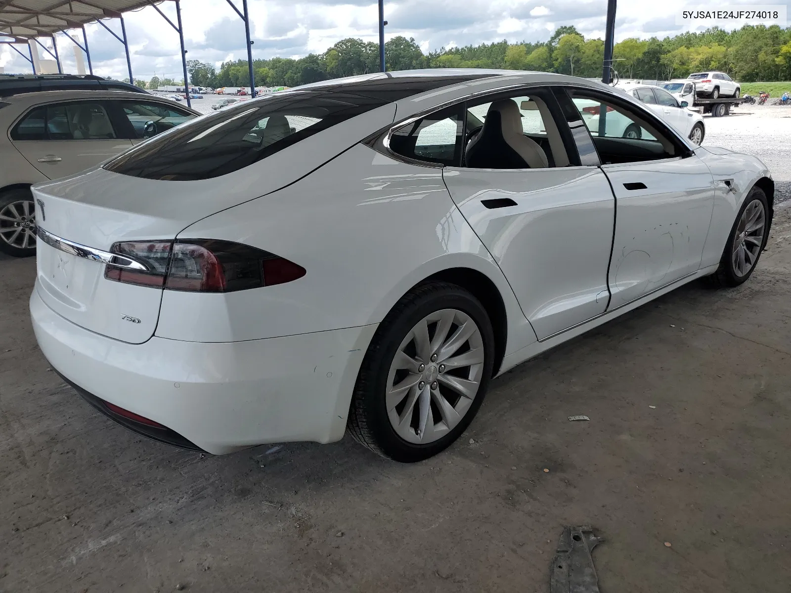 2018 Tesla Model S VIN: 5YJSA1E24JF274018 Lot: 64090324