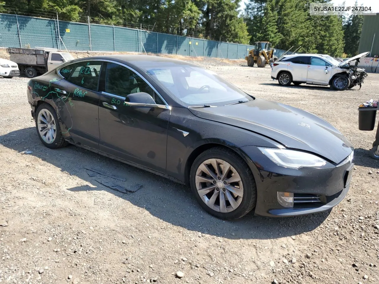 2018 Tesla Model S VIN: 5YJSA1E22JF247304 Lot: 64710364