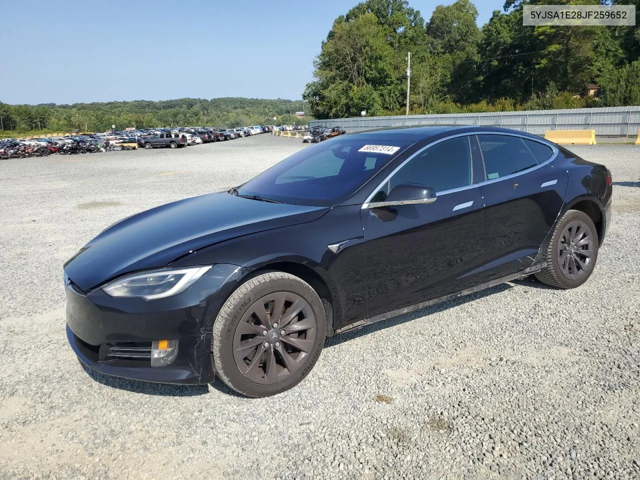 2018 Tesla Model S VIN: 5YJSA1E28JF259652 Lot: 66957314