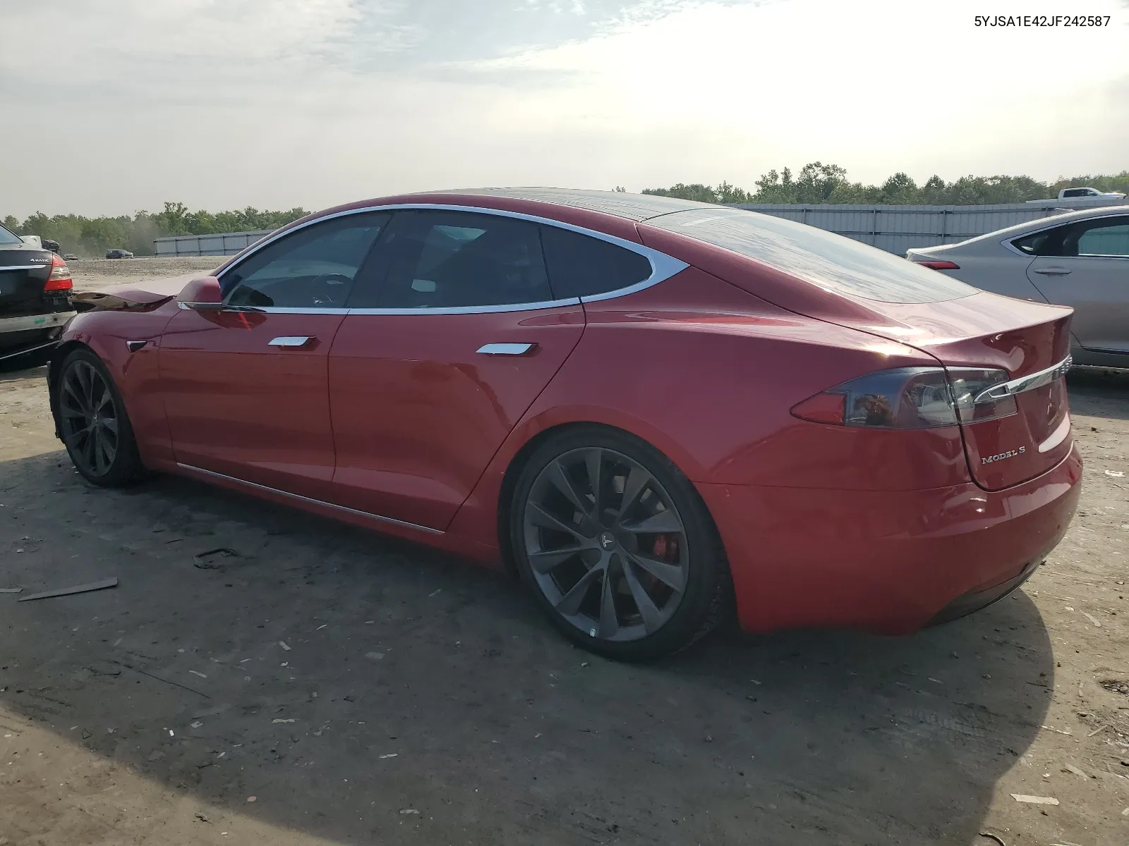 2018 Tesla Model S VIN: 5YJSA1E42JF242587 Lot: 67708584