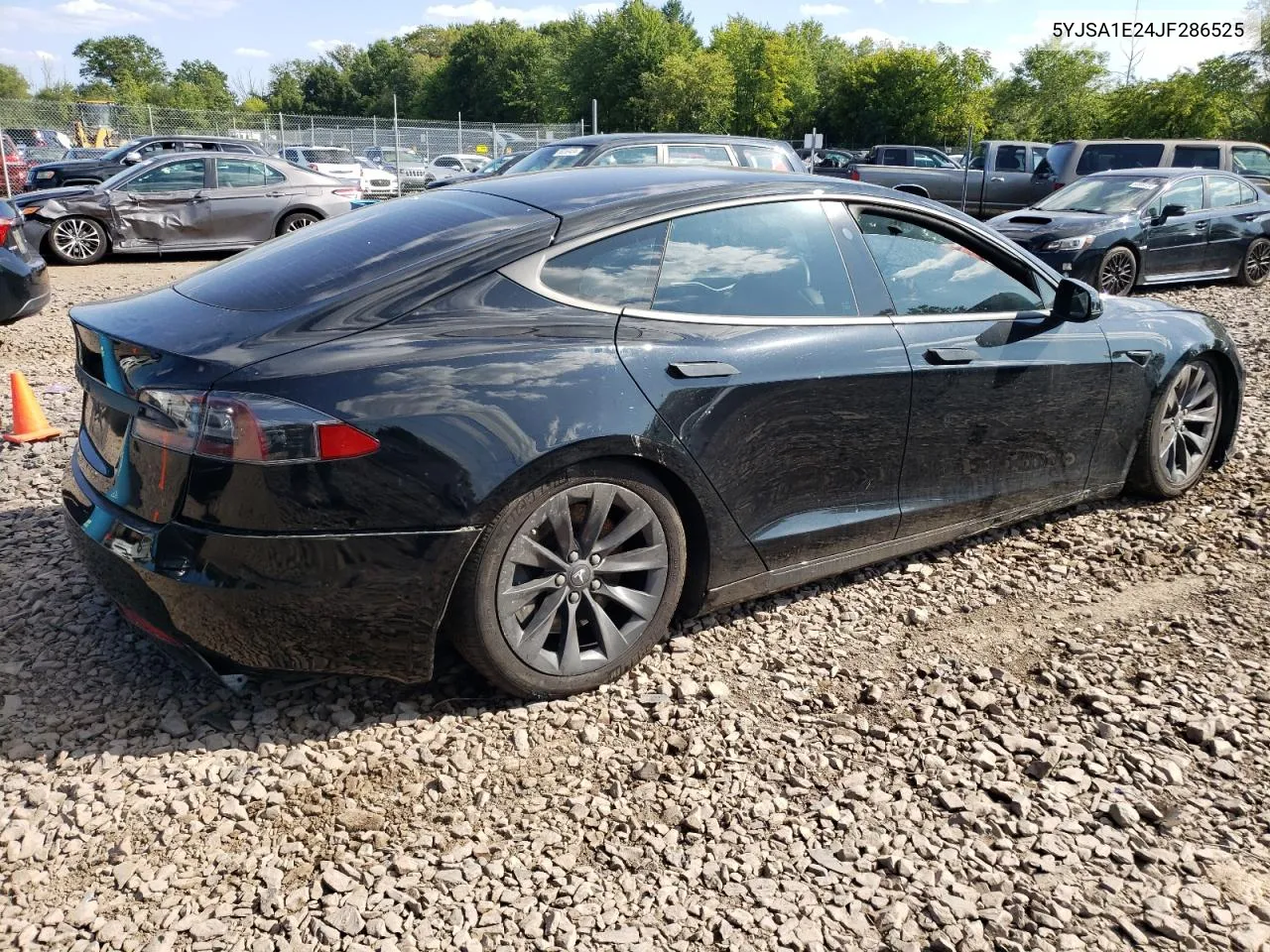 2018 Tesla Model S VIN: 5YJSA1E24JF286525 Lot: 67722914