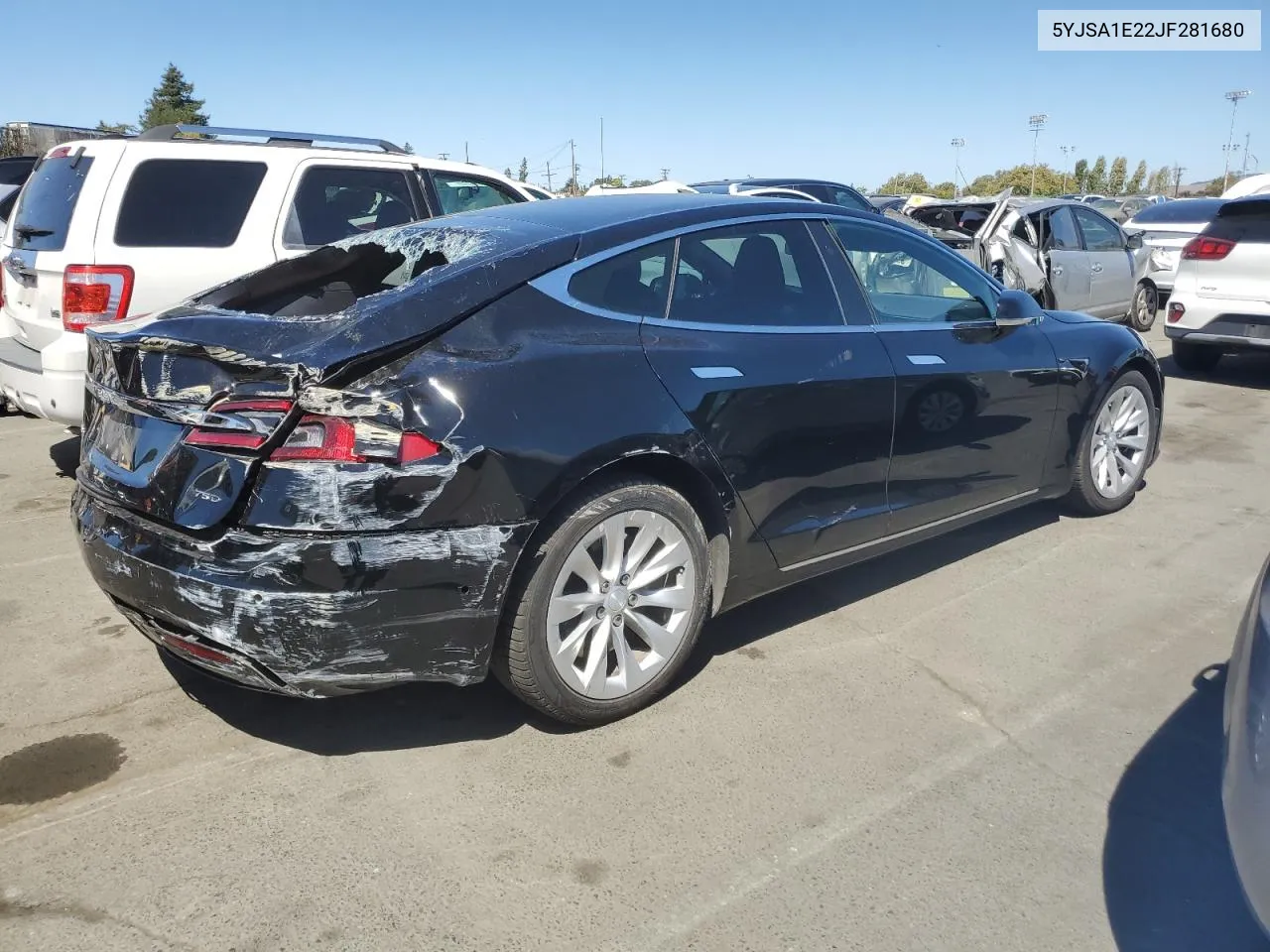 2018 Tesla Model S VIN: 5YJSA1E22JF281680 Lot: 68685434