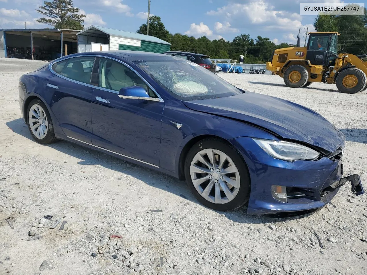 2018 Tesla Model S VIN: 5YJSA1E29JF257747 Lot: 69423014