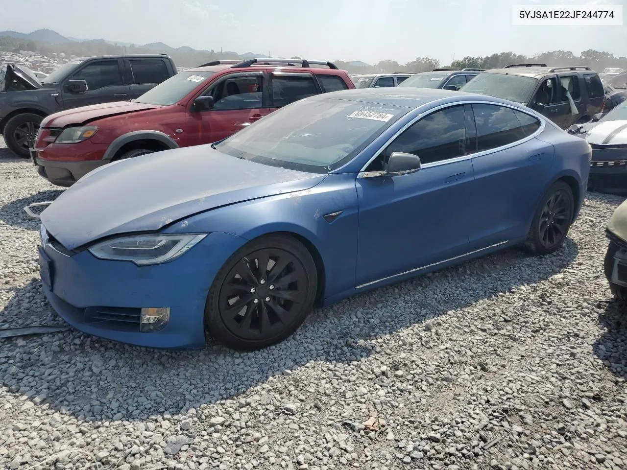 2018 Tesla Model S VIN: 5YJSA1E22JF244774 Lot: 69452784