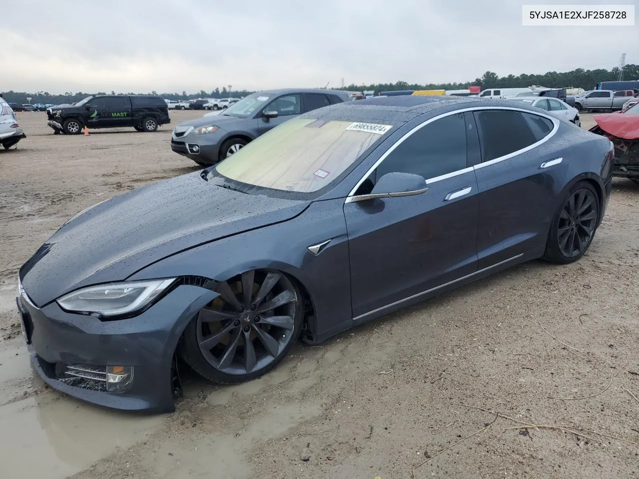 2018 Tesla Model S VIN: 5YJSA1E2XJF258728 Lot: 69855824