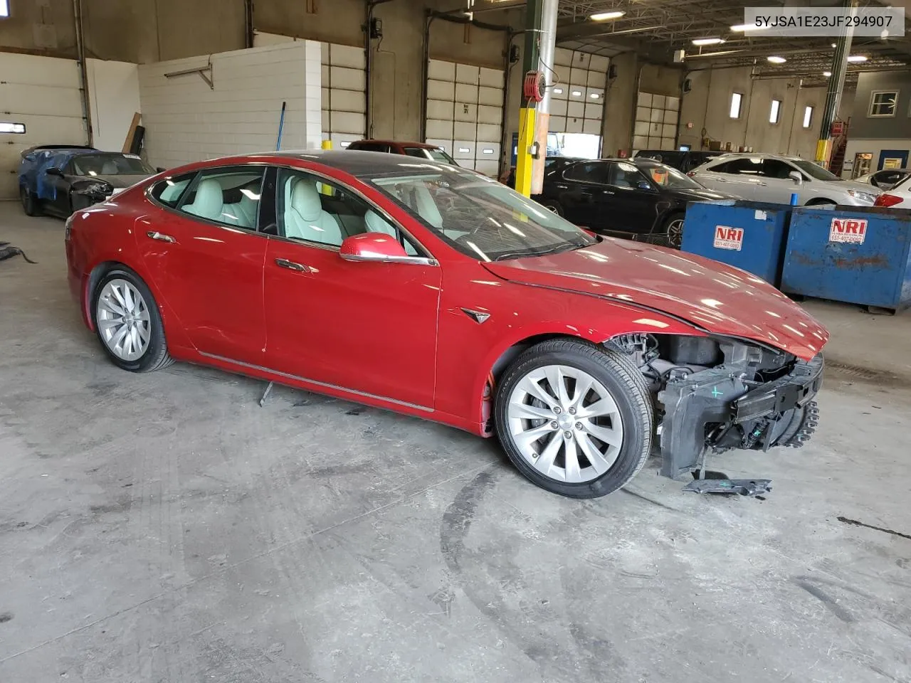 2018 Tesla Model S VIN: 5YJSA1E23JF294907 Lot: 70425234