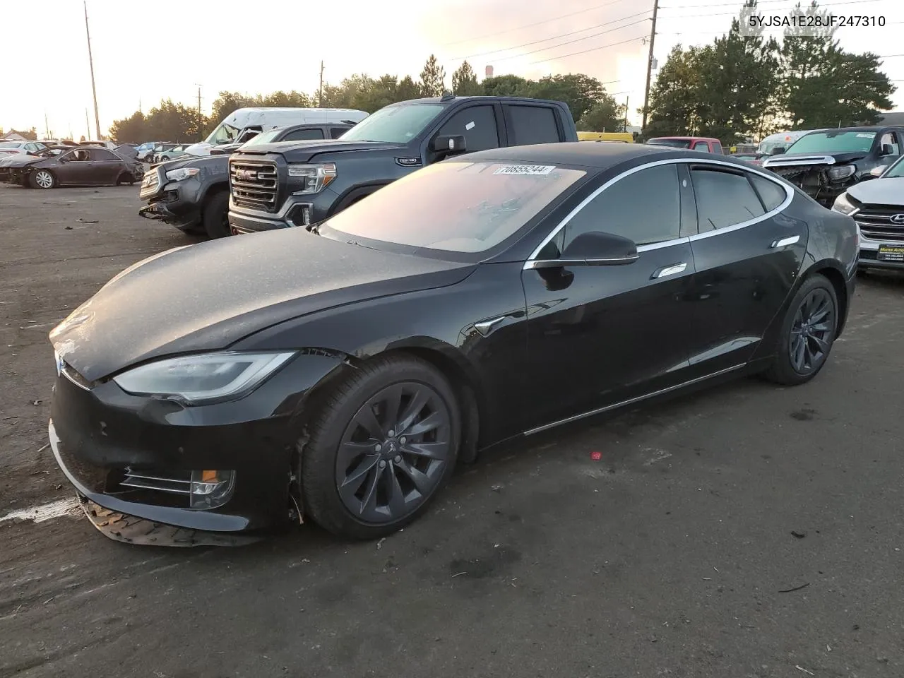 2018 Tesla Model S VIN: 5YJSA1E28JF247310 Lot: 70855244