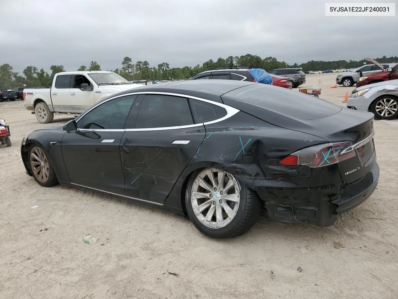 2018 Tesla Model S VIN: 5YJSA1E22JF240031 Lot: 71079974