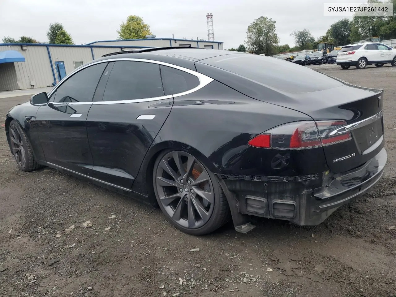 2018 Tesla Model S VIN: 5YJSA1E27JF261442 Lot: 71716904