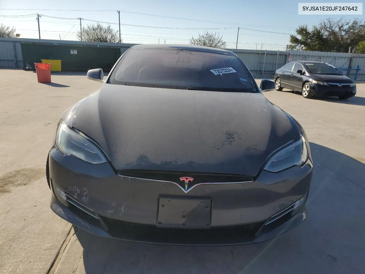 2018 Tesla Model S VIN: 5YJSA1E20JF247642 Lot: 73573224