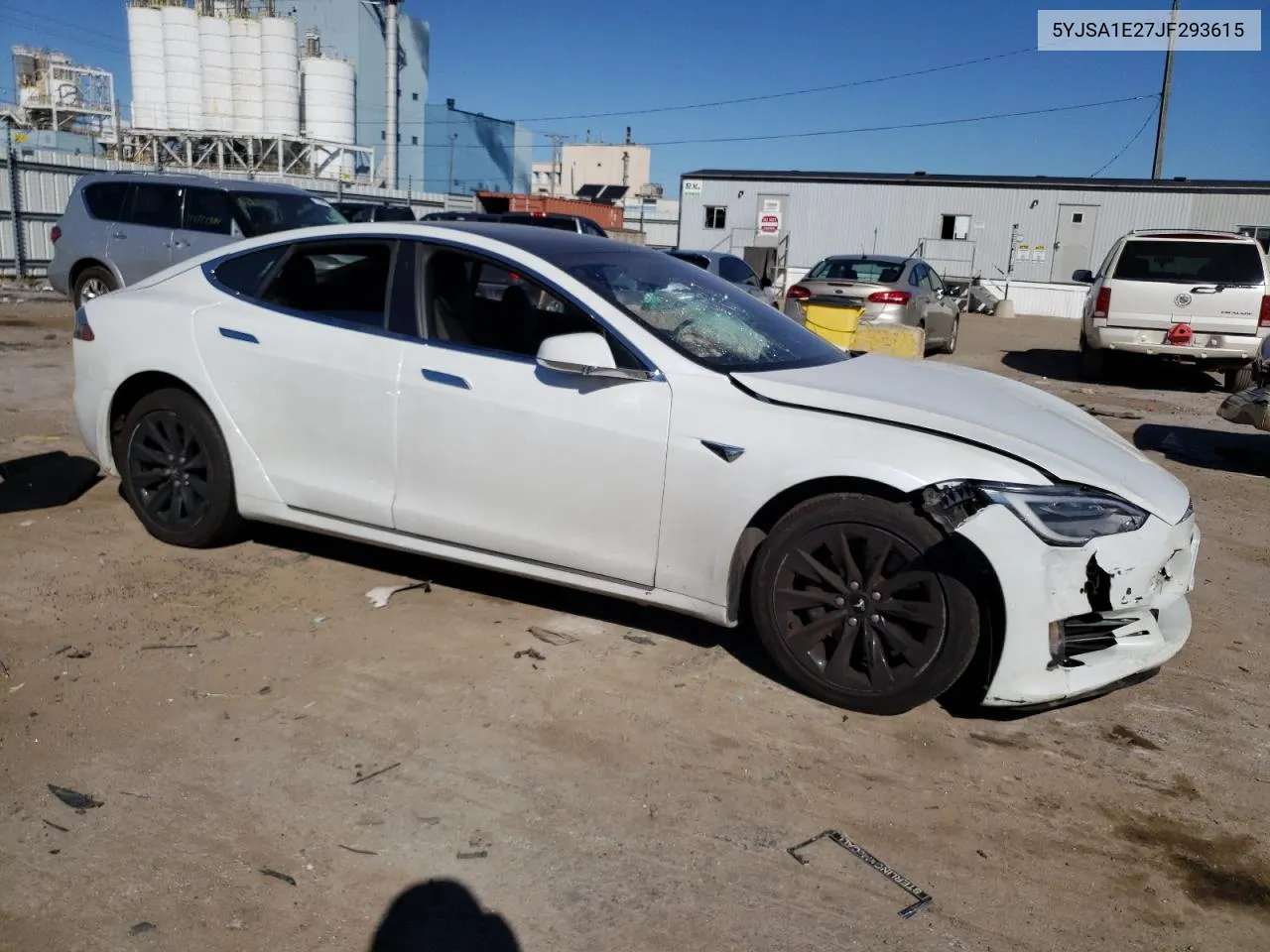 2018 Tesla Model S VIN: 5YJSA1E27JF293615 Lot: 73928774