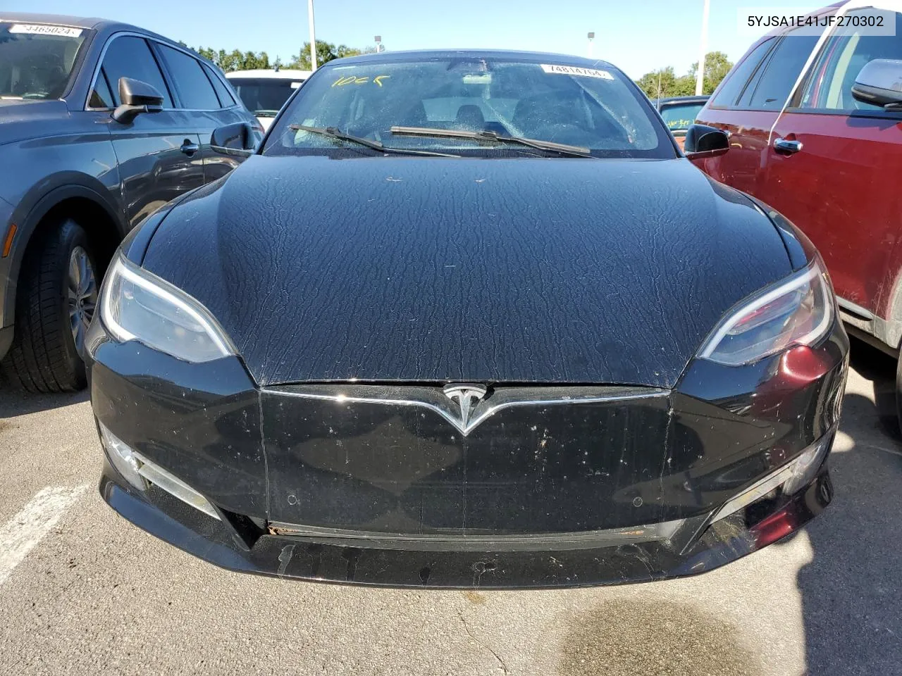 2018 Tesla Model S VIN: 5YJSA1E41JF270302 Lot: 74814764