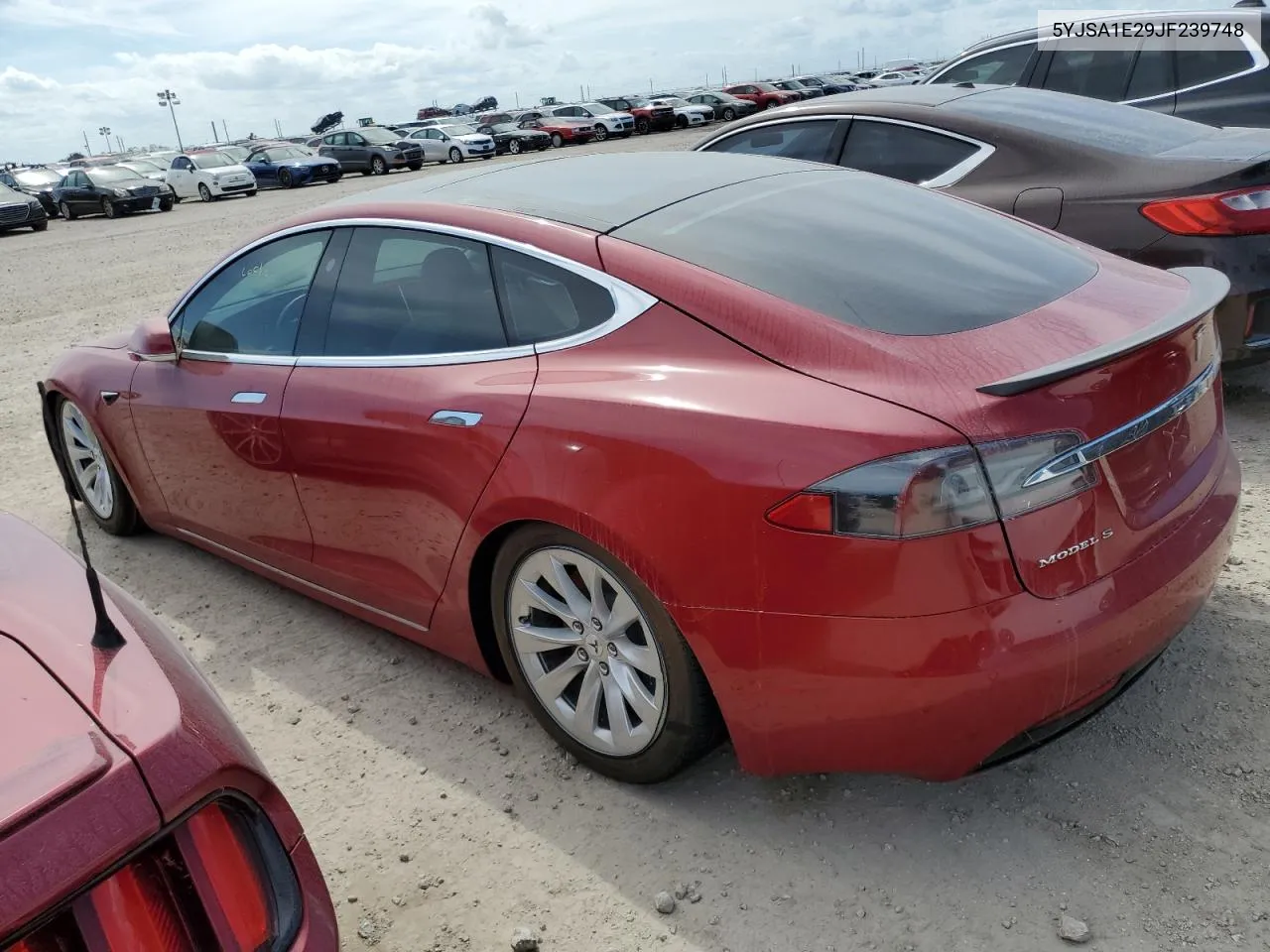 2018 Tesla Model S VIN: 5YJSA1E29JF239748 Lot: 74878244