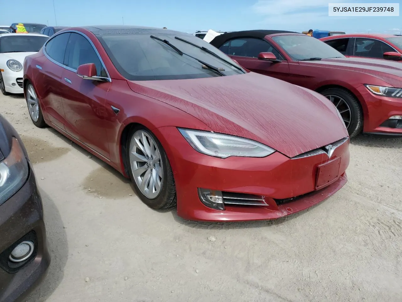 2018 Tesla Model S VIN: 5YJSA1E29JF239748 Lot: 74878244