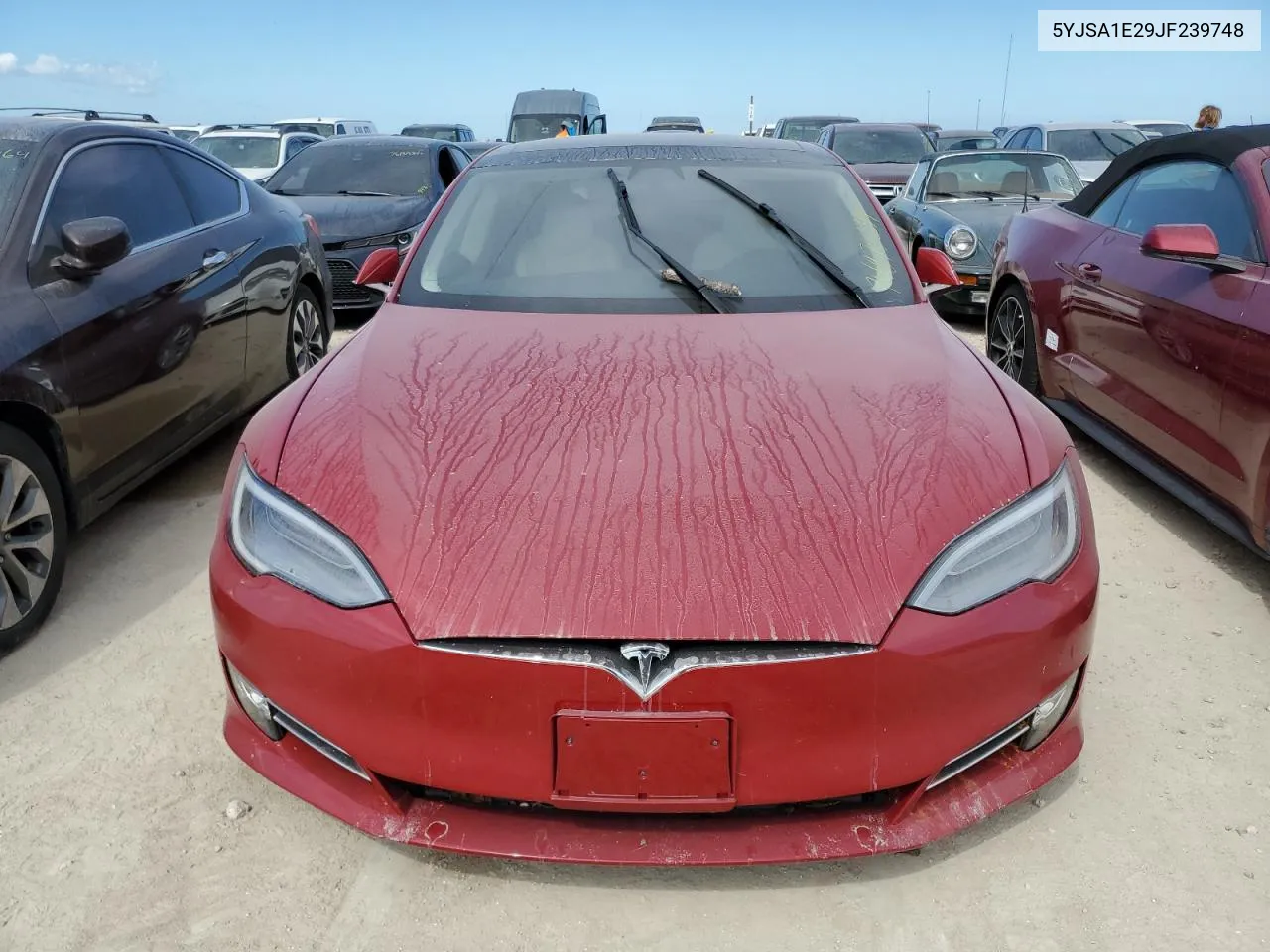 2018 Tesla Model S VIN: 5YJSA1E29JF239748 Lot: 74878244