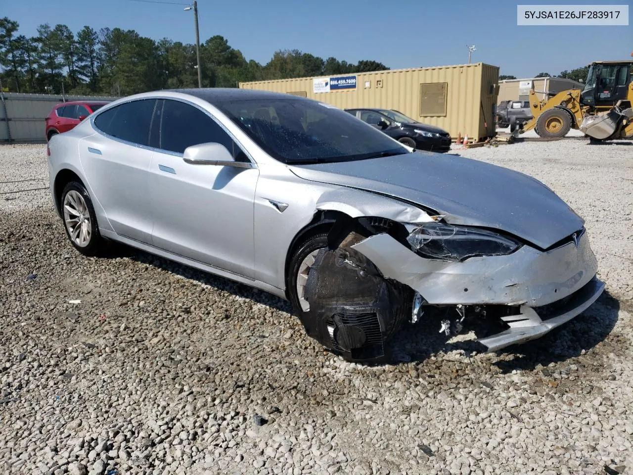 2018 Tesla Model S VIN: 5YJSA1E26JF283917 Lot: 75207894