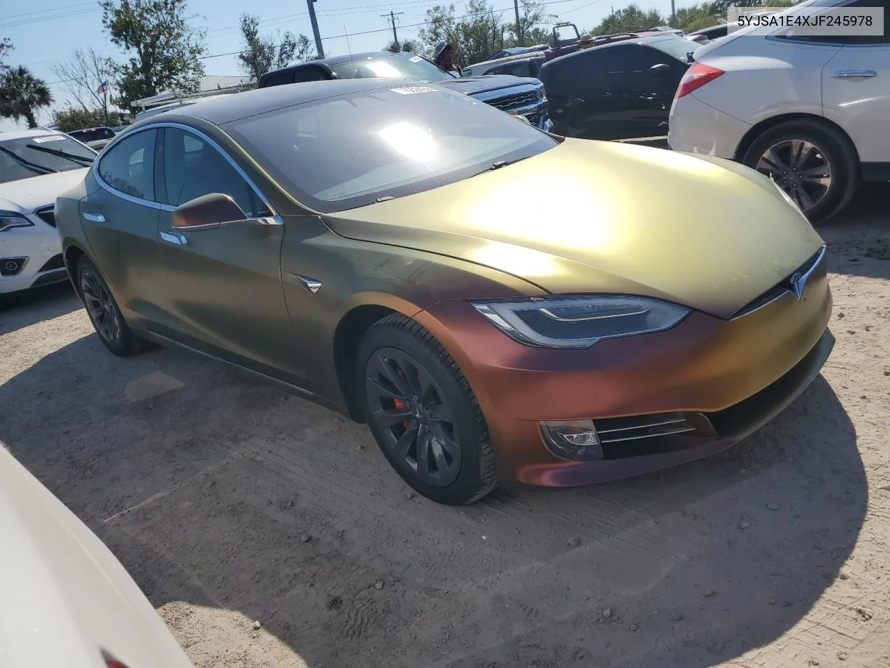 2018 Tesla Model S VIN: 5YJSA1E4XJF245978 Lot: 75524244