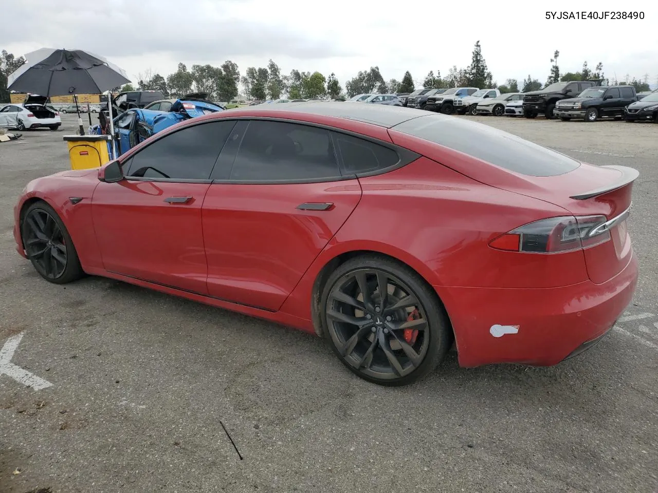 2018 Tesla Model S VIN: 5YJSA1E40JF238490 Lot: 76069124