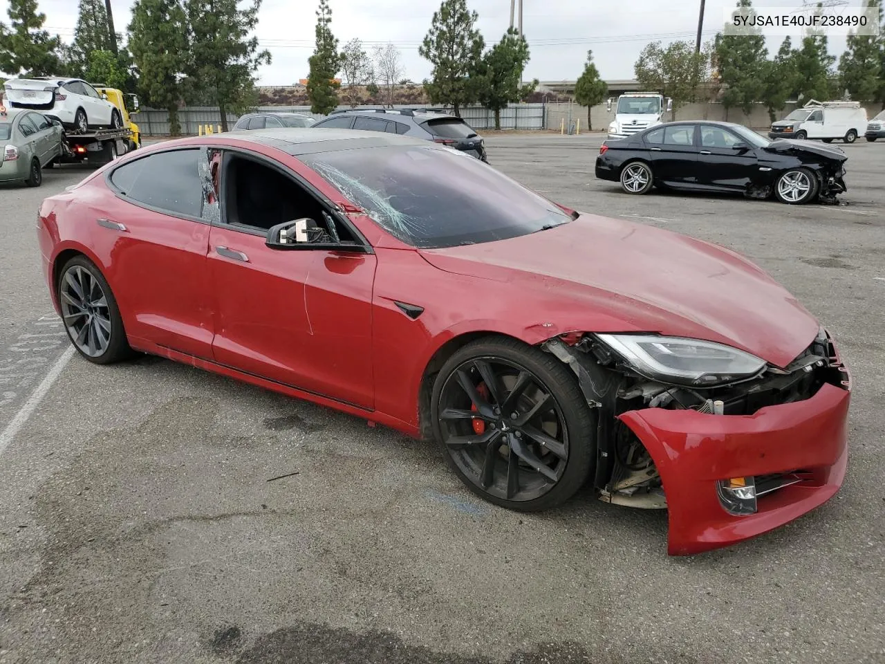 2018 Tesla Model S VIN: 5YJSA1E40JF238490 Lot: 76069124