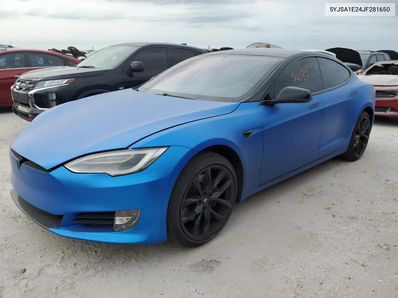 2018 Tesla Model S VIN: 5YJSA1E24JF281650 Lot: 76419234