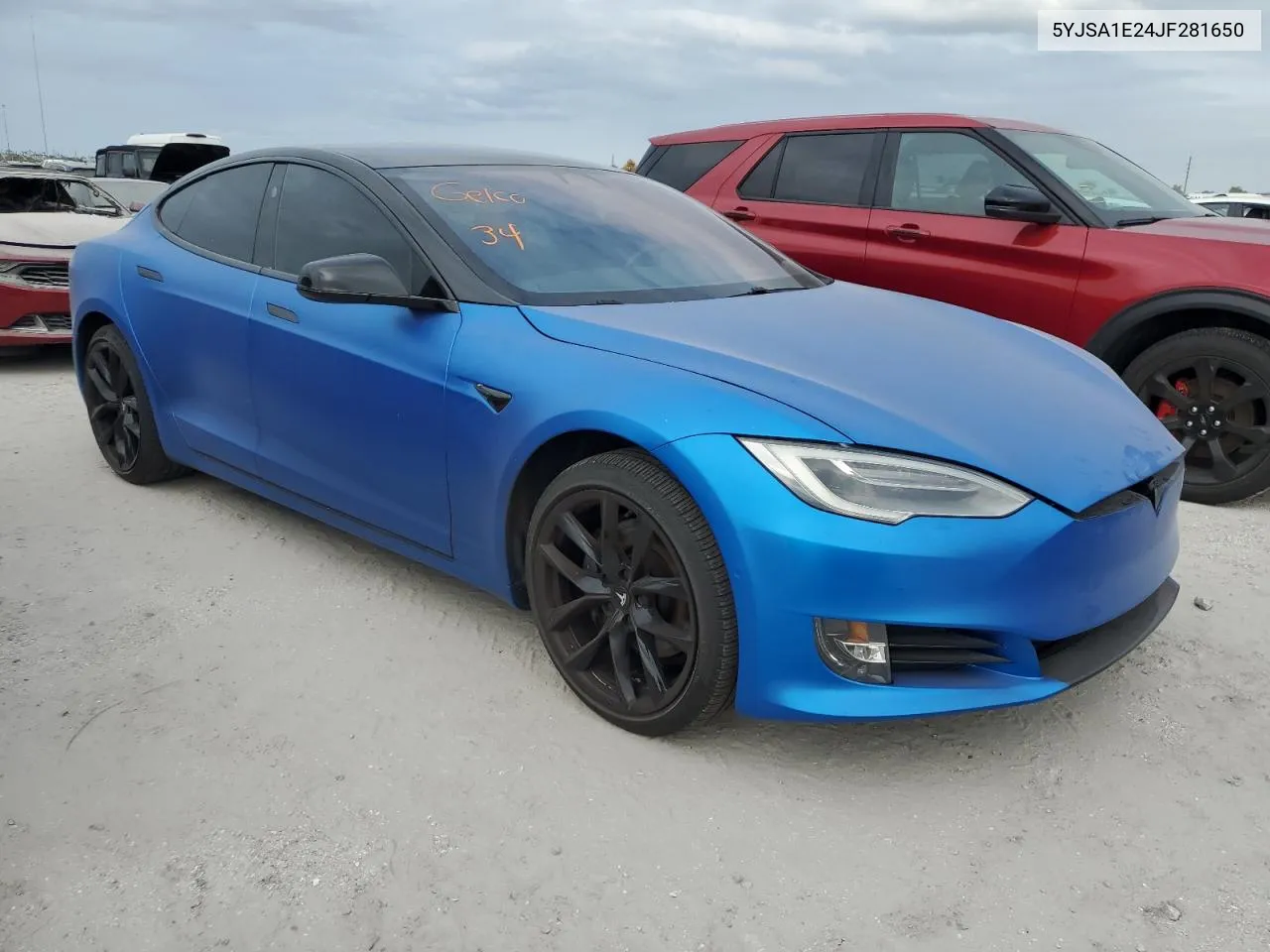 2018 Tesla Model S VIN: 5YJSA1E24JF281650 Lot: 76419234