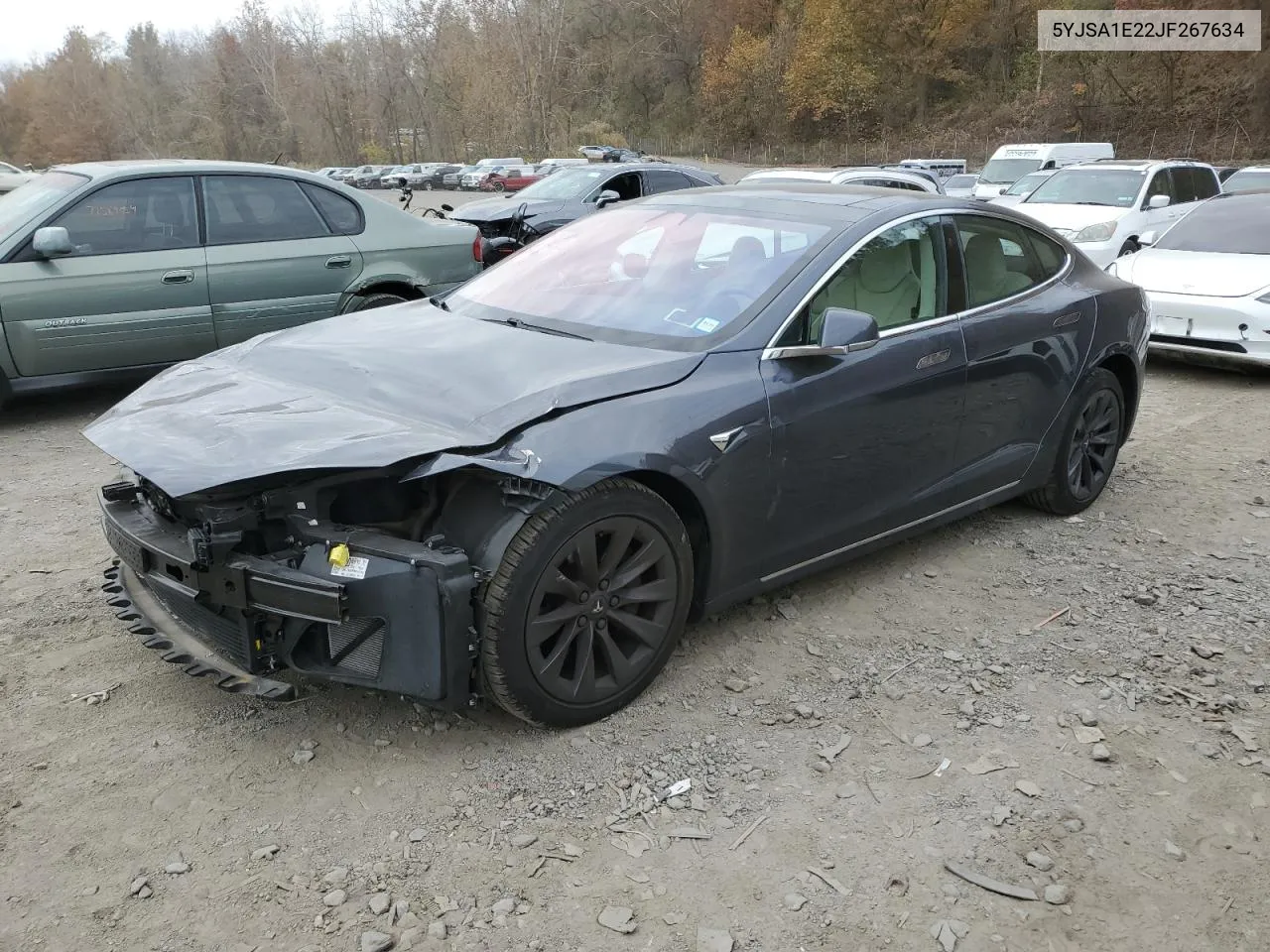 2018 Tesla Model S VIN: 5YJSA1E22JF267634 Lot: 76533434