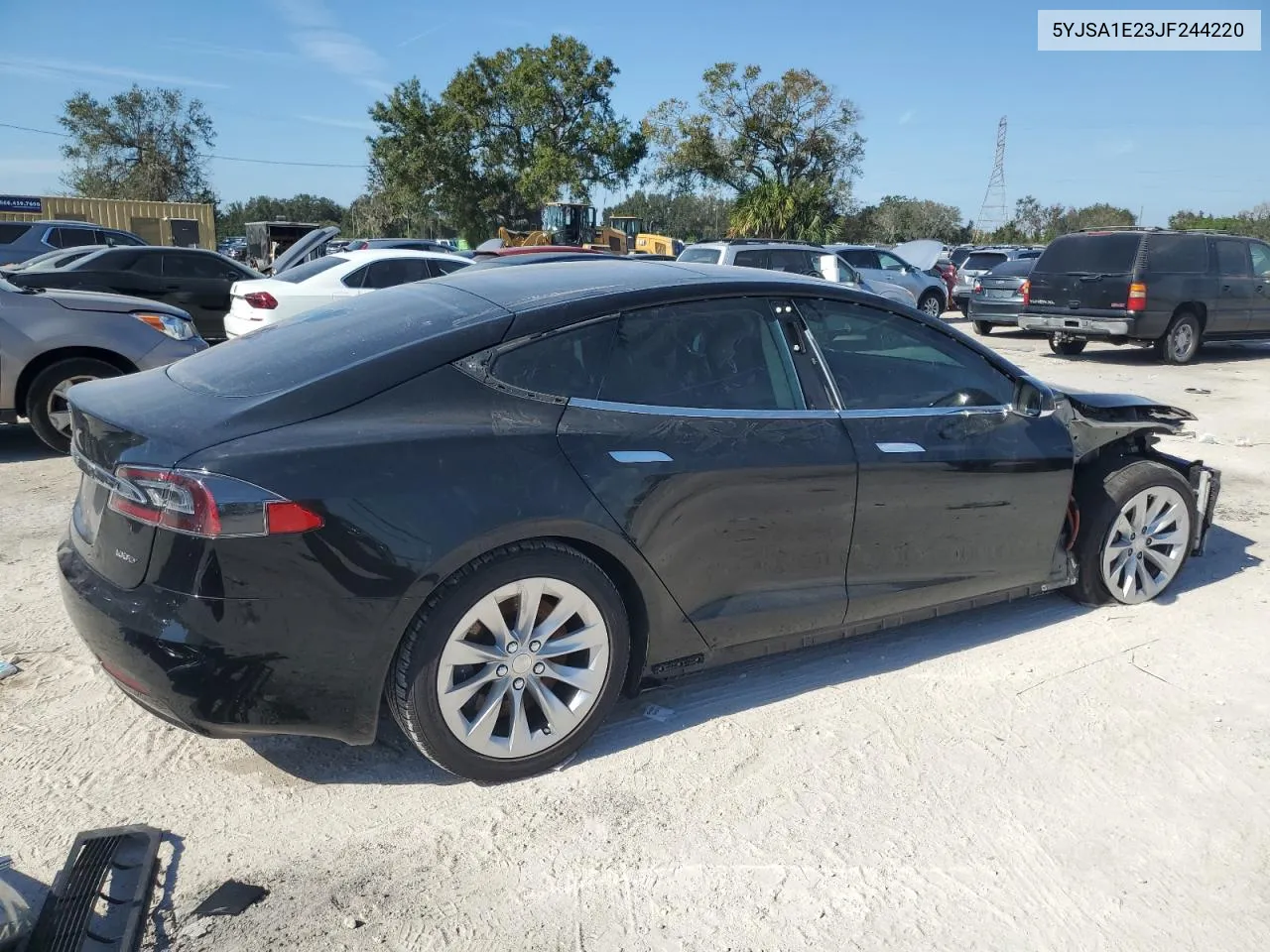 2018 Tesla Model S VIN: 5YJSA1E23JF244220 Lot: 77700314