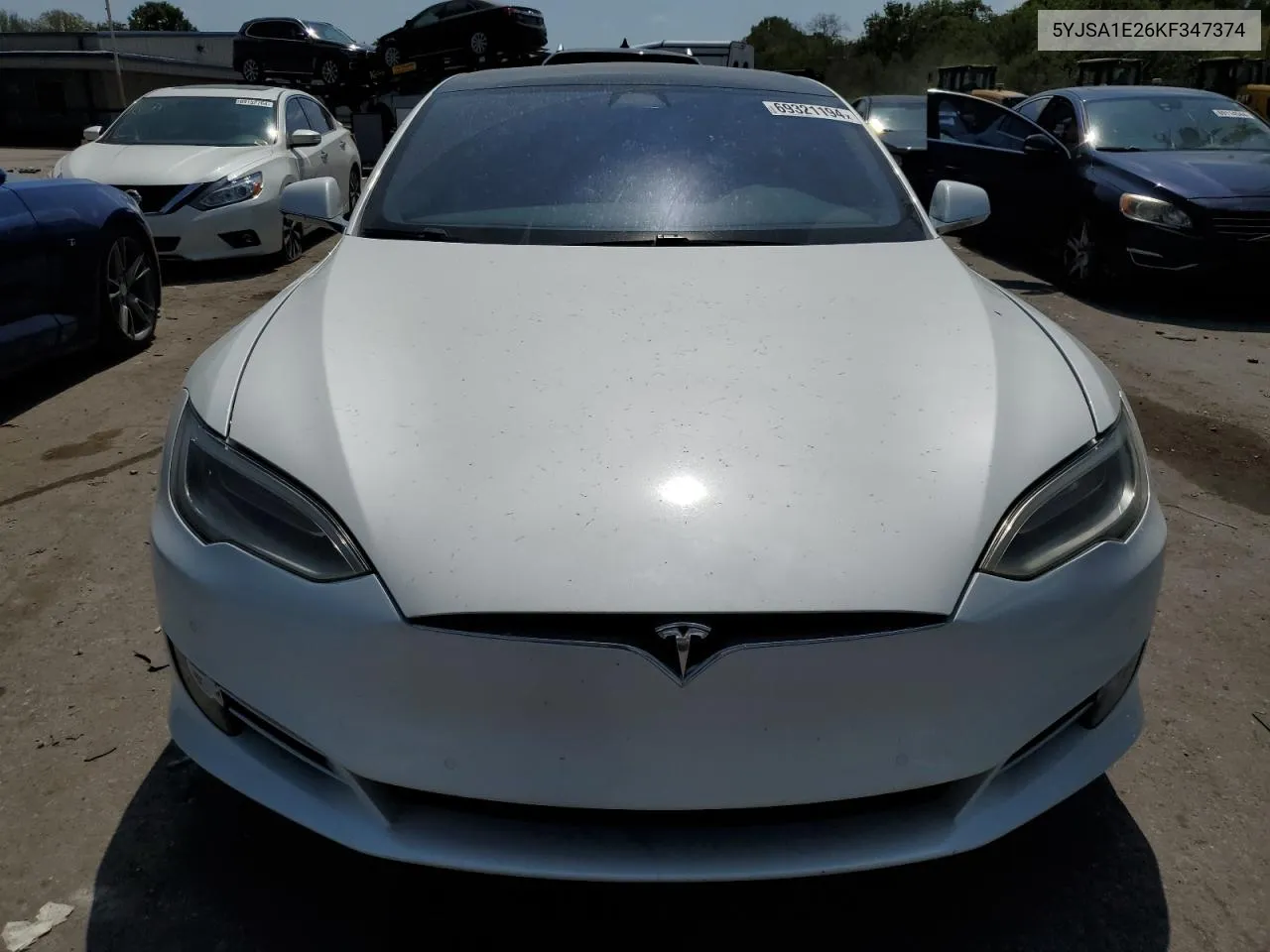 2019 Tesla Model S VIN: 5YJSA1E26KF347374 Lot: 69321194