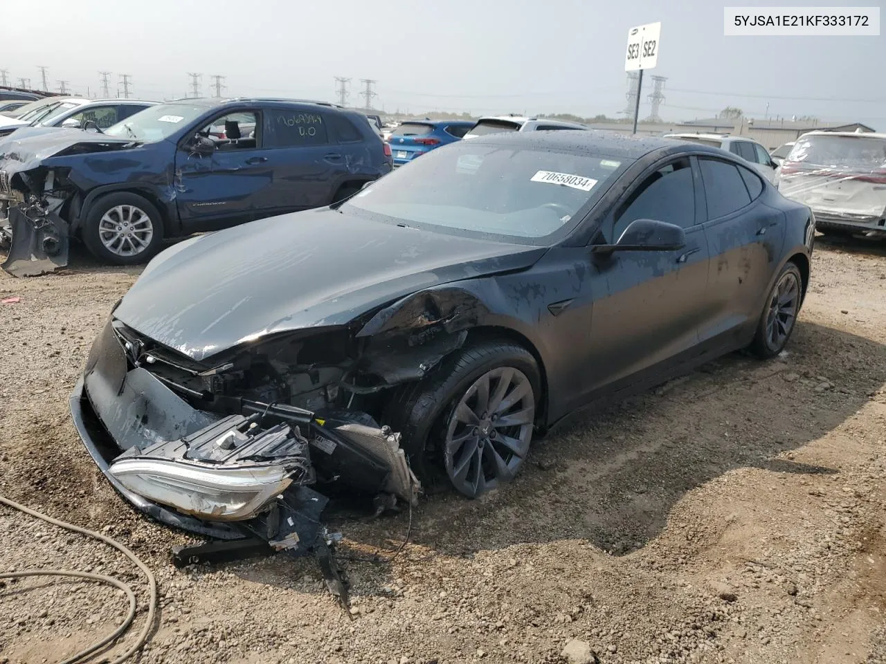 5YJSA1E21KF333172 2019 Tesla Model S