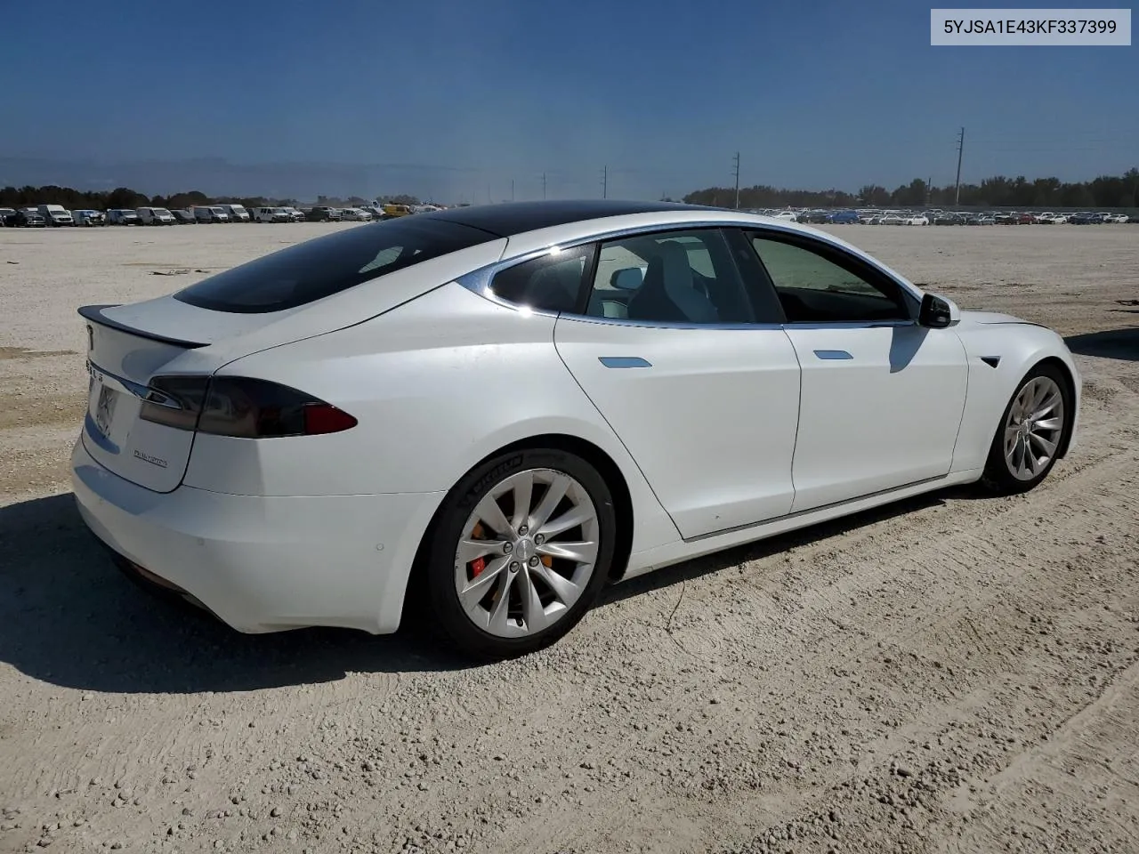 2019 Tesla Model S VIN: 5YJSA1E43KF337399 Lot: 75098294