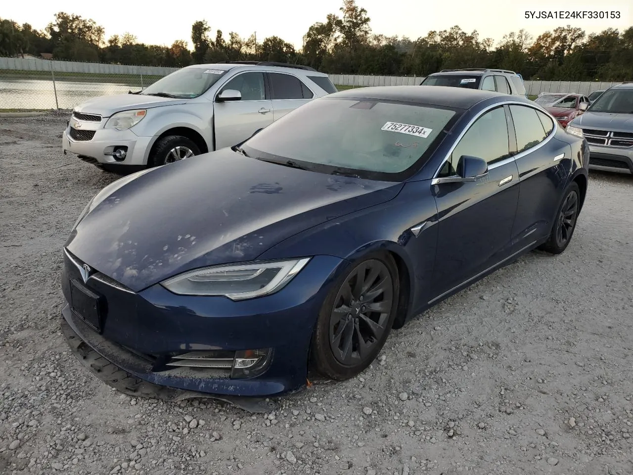 2019 Tesla Model S VIN: 5YJSA1E24KF330153 Lot: 75277334