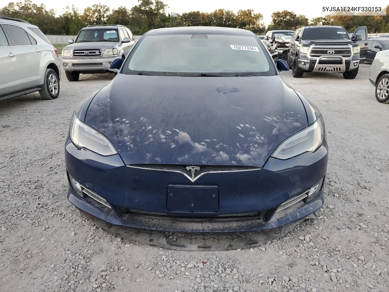 2019 Tesla Model S VIN: 5YJSA1E24KF330153 Lot: 75277334