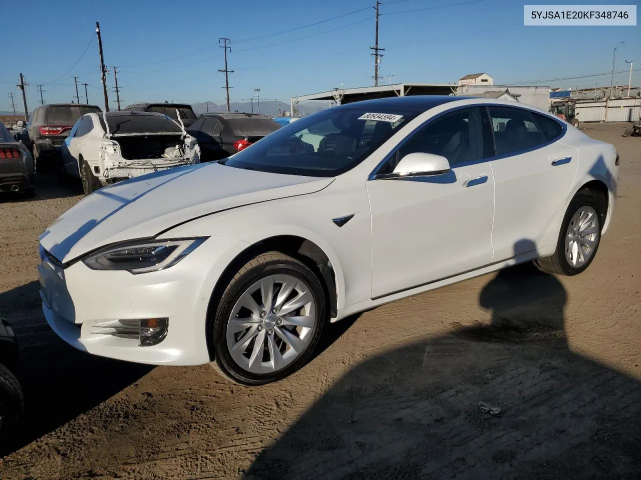 2019 Tesla Model S VIN: 5YJSA1E20KF348746 Lot: 80934594