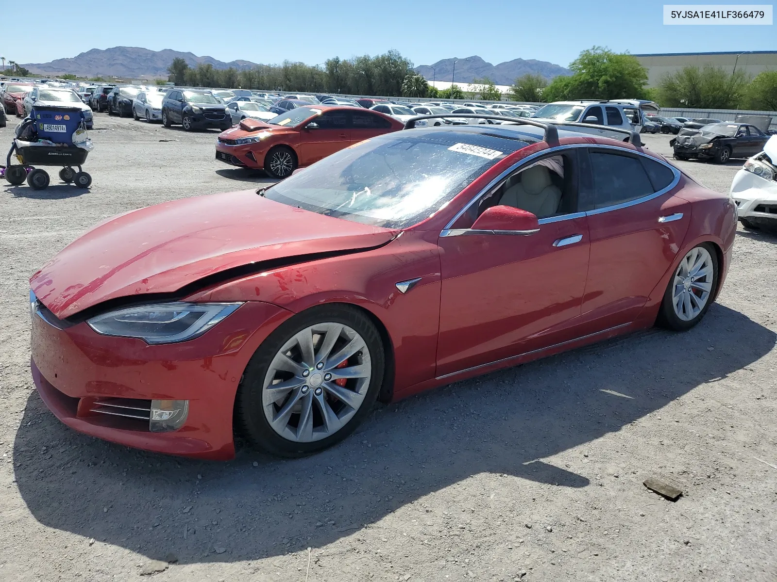 2020 Tesla Model S VIN: 5YJSA1E41LF366479 Lot: 54645244