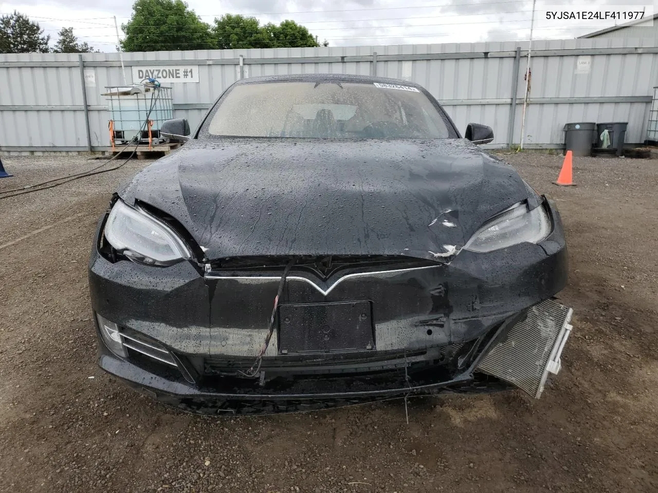 2020 Tesla Model S VIN: 5YJSA1E24LF411977 Lot: 58326414