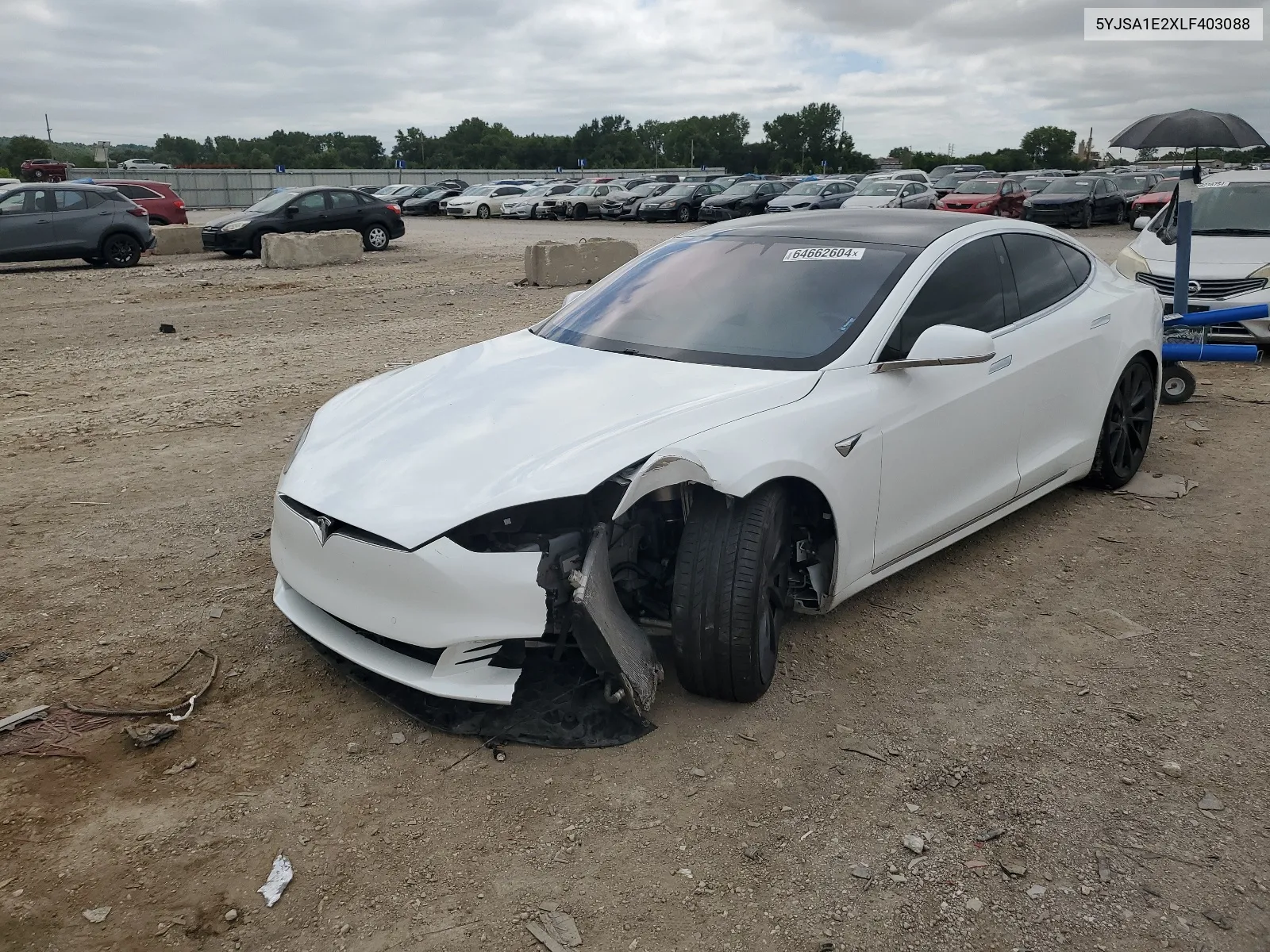 5YJSA1E2XLF403088 2020 Tesla Model S