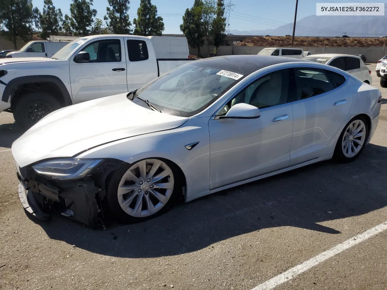 2020 Tesla Model S VIN: 5YJSA1E25LF362272 Lot: 67278914