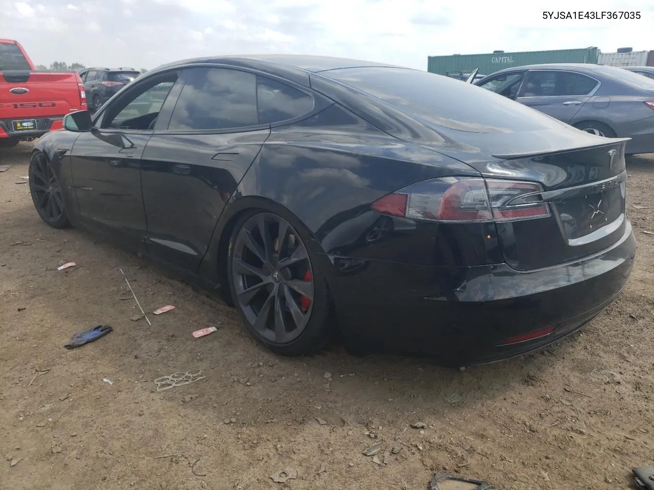 2020 Tesla Model S VIN: 5YJSA1E43LF367035 Lot: 69654074