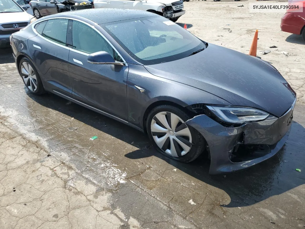 2020 Tesla Model S VIN: 5YJSA1E40LF390594 Lot: 70884584