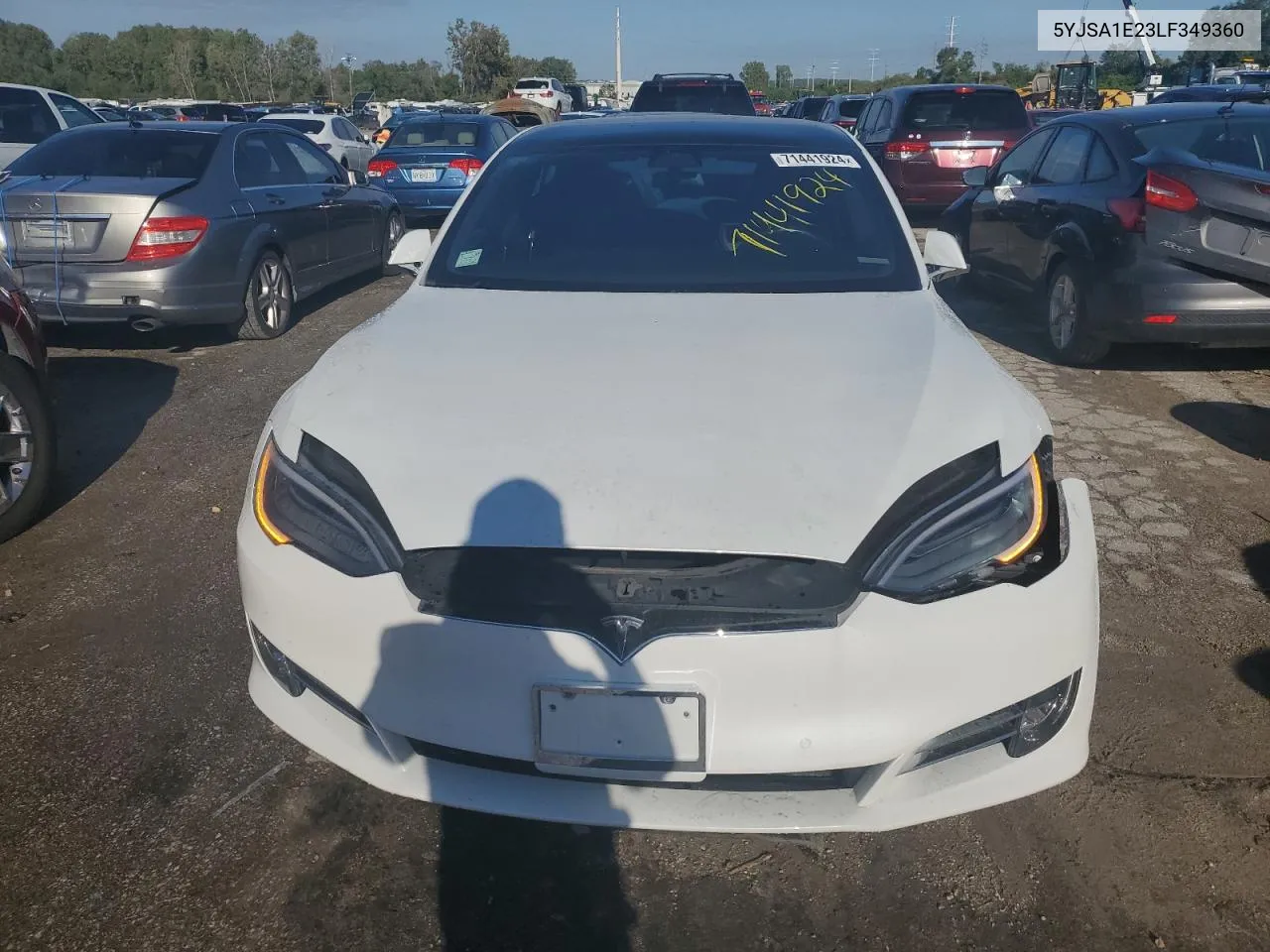 2020 Tesla Model S VIN: 5YJSA1E23LF349360 Lot: 71441924