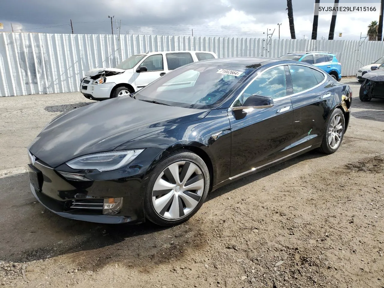 2020 Tesla Model S VIN: 5YJSA1E29LF415166 Lot: 71662664