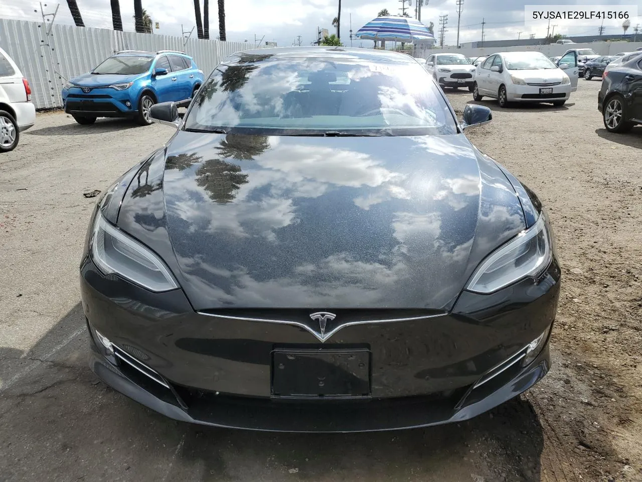 2020 Tesla Model S VIN: 5YJSA1E29LF415166 Lot: 71662664