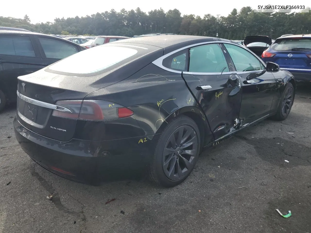 5YJSA1E2XLF366933 2020 Tesla Model S