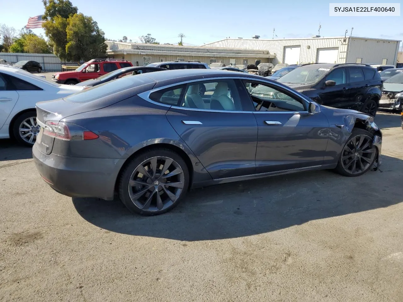 2020 Tesla Model S VIN: 5YJSA1E22LF400640 Lot: 73039084