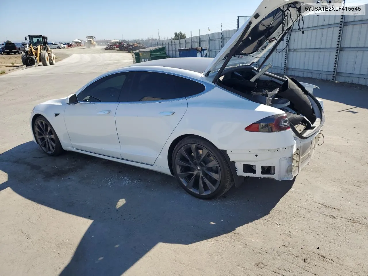 2020 Tesla Model S VIN: 5YJSA1E2XLF415645 Lot: 73709064