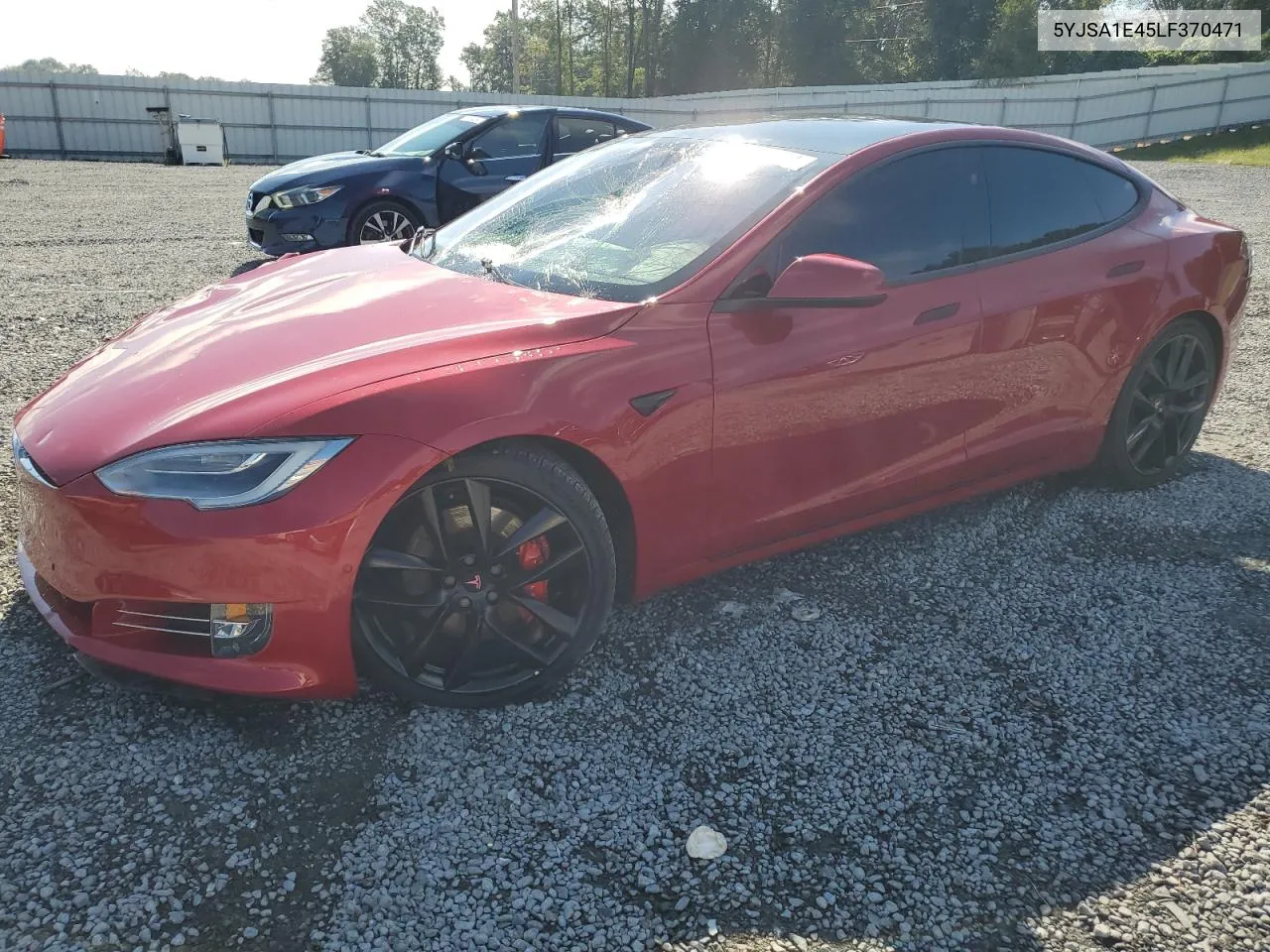 2020 Tesla Model S VIN: 5YJSA1E45LF370471 Lot: 73810884