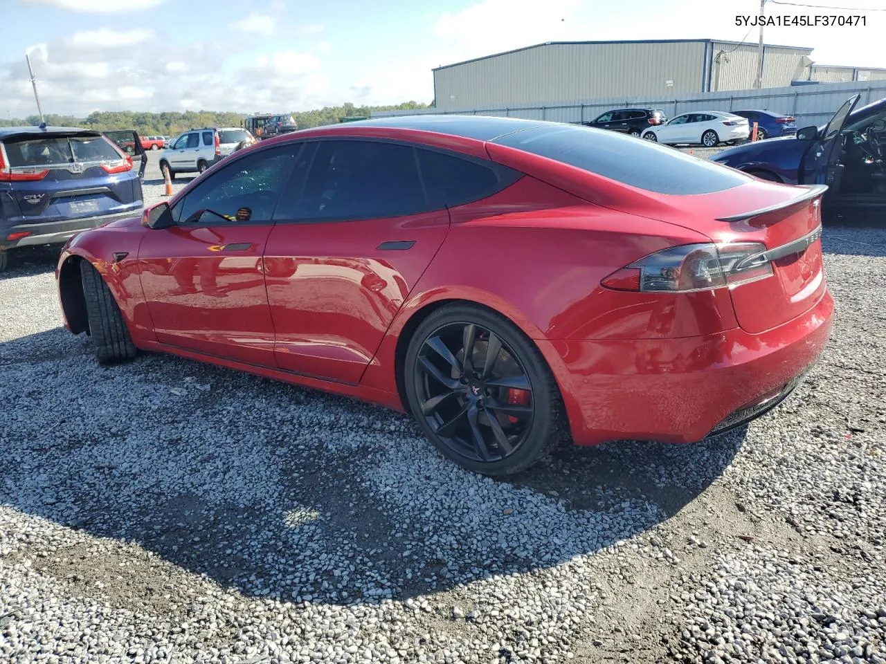 2020 Tesla Model S VIN: 5YJSA1E45LF370471 Lot: 73810884