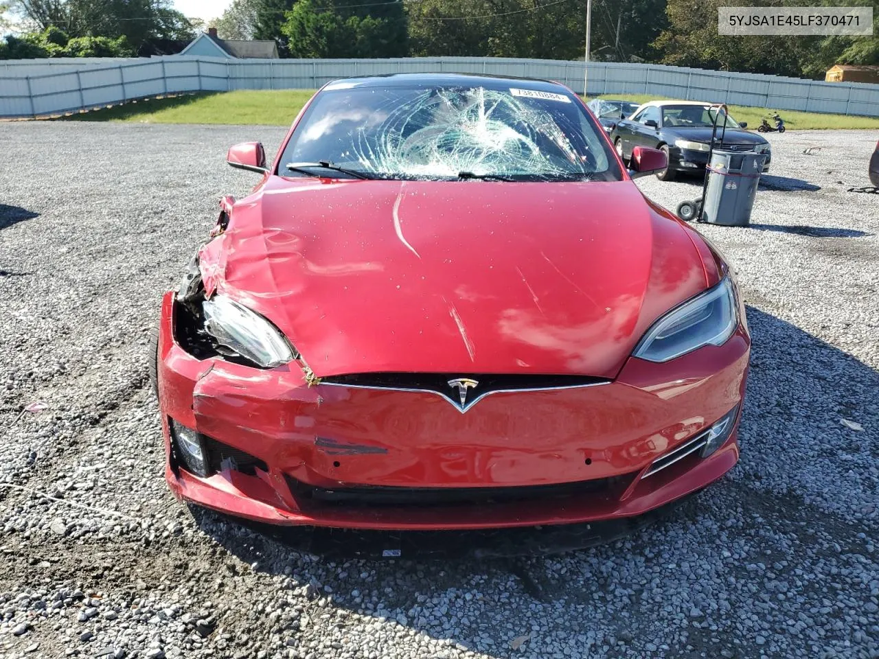 2020 Tesla Model S VIN: 5YJSA1E45LF370471 Lot: 73810884