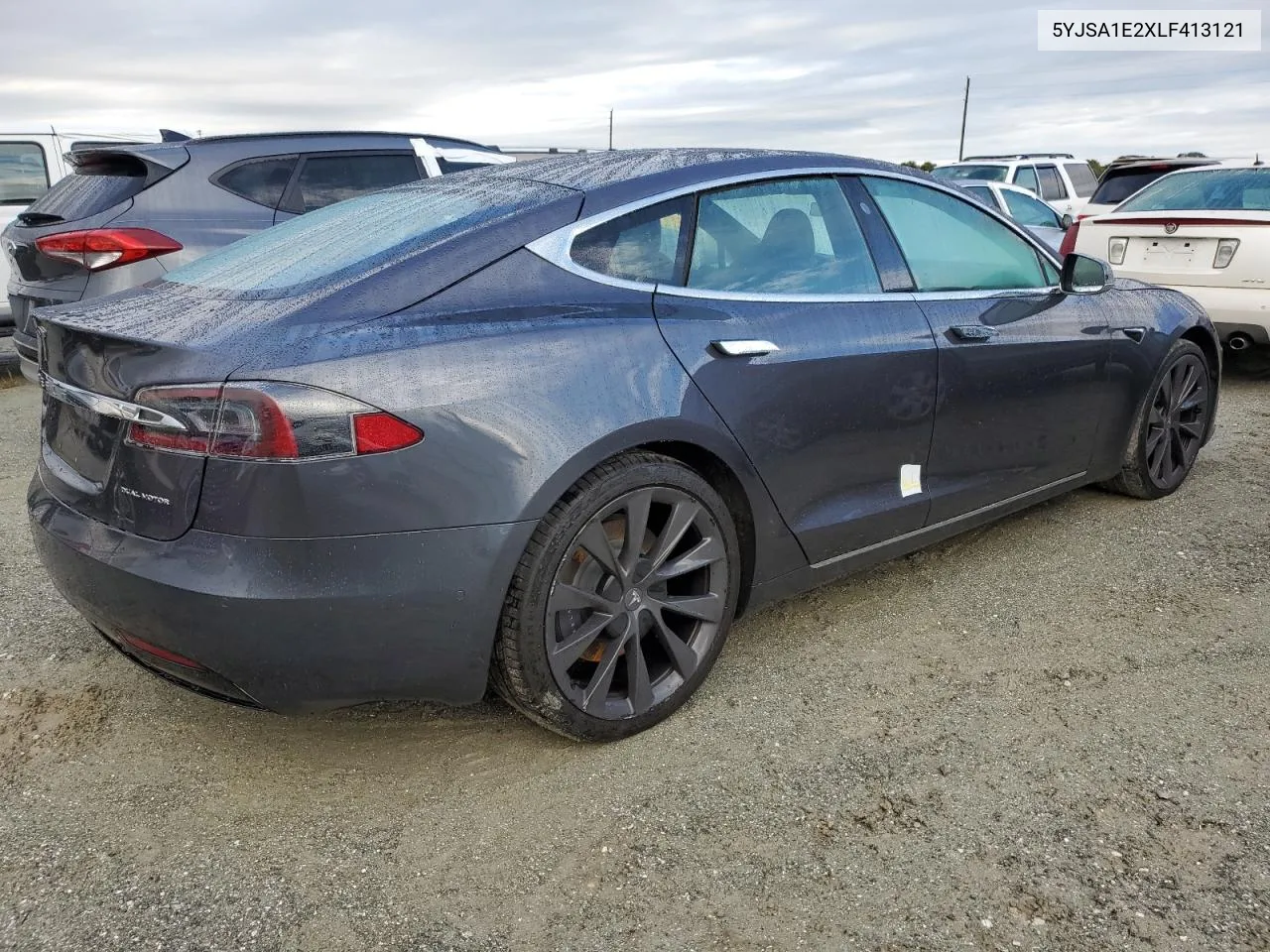 2020 Tesla Model S VIN: 5YJSA1E2XLF413121 Lot: 74893204