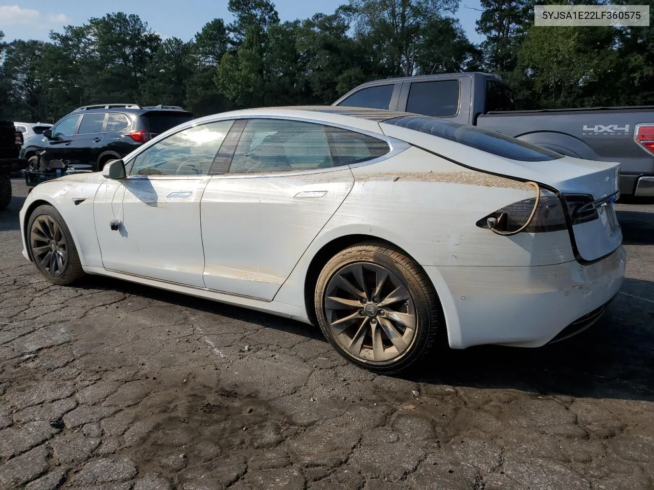 2020 Tesla Model S VIN: 5YJSA1E22LF360575 Lot: 74915634